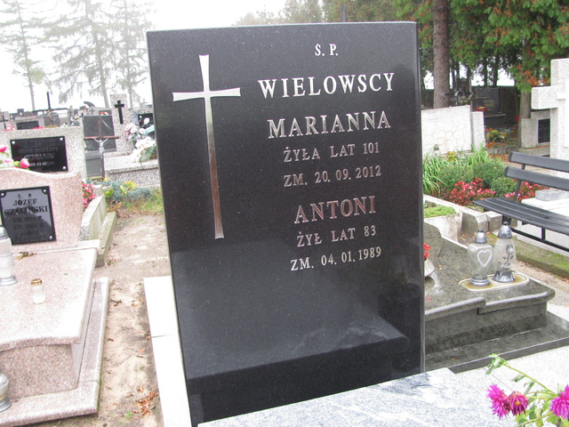 Antoni Wielowski 1904 Dąbrowa Wielka - Grobonet - Wyszukiwarka osób pochowanych